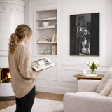 Old Town, Stockholm as wall art in an inspiring interior setting – image 2