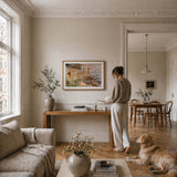 Outdoors by Anders Zorn as wall art in an inspiring interior setting