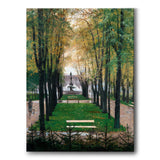 Utsikt fra vinduene i Fürstenberg-galleriet