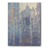 Portalen til Rouen-katedralen i morgenlys