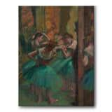 Dansere, rosa og grønt