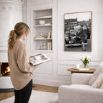 Road Devils as wall art in an inspiring interior setting