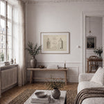Landsorts Lighthouse as wall art in an inspiring interior setting