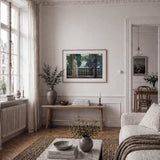 Nordic Summer Evening as wall art in an inspiring interior setting