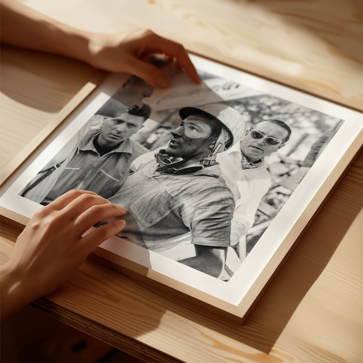 Kary H. Lasch - Stirling Moss as wall art in an inspiring interior setting