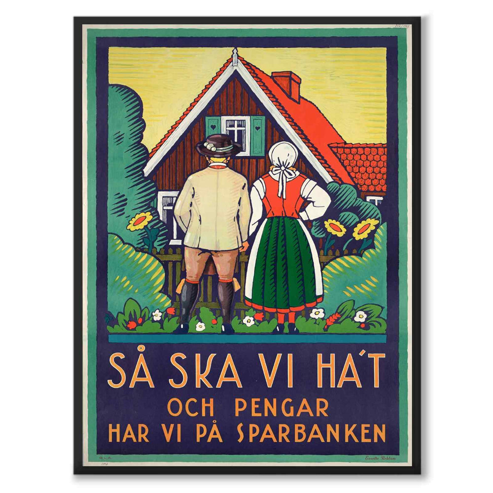 "That’s How We Want It" as a historic Gothenburg poster from Historly – full image without white border