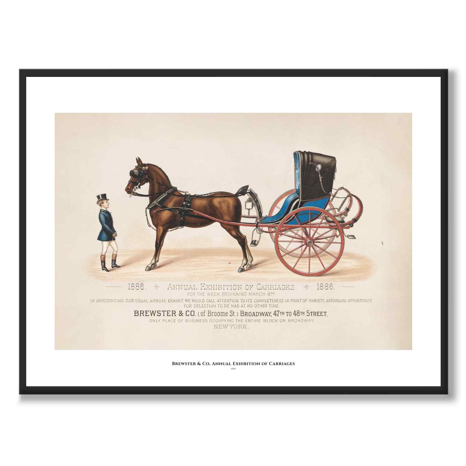 Brewster &amp; Co. Annual Exhibition of Carriages 