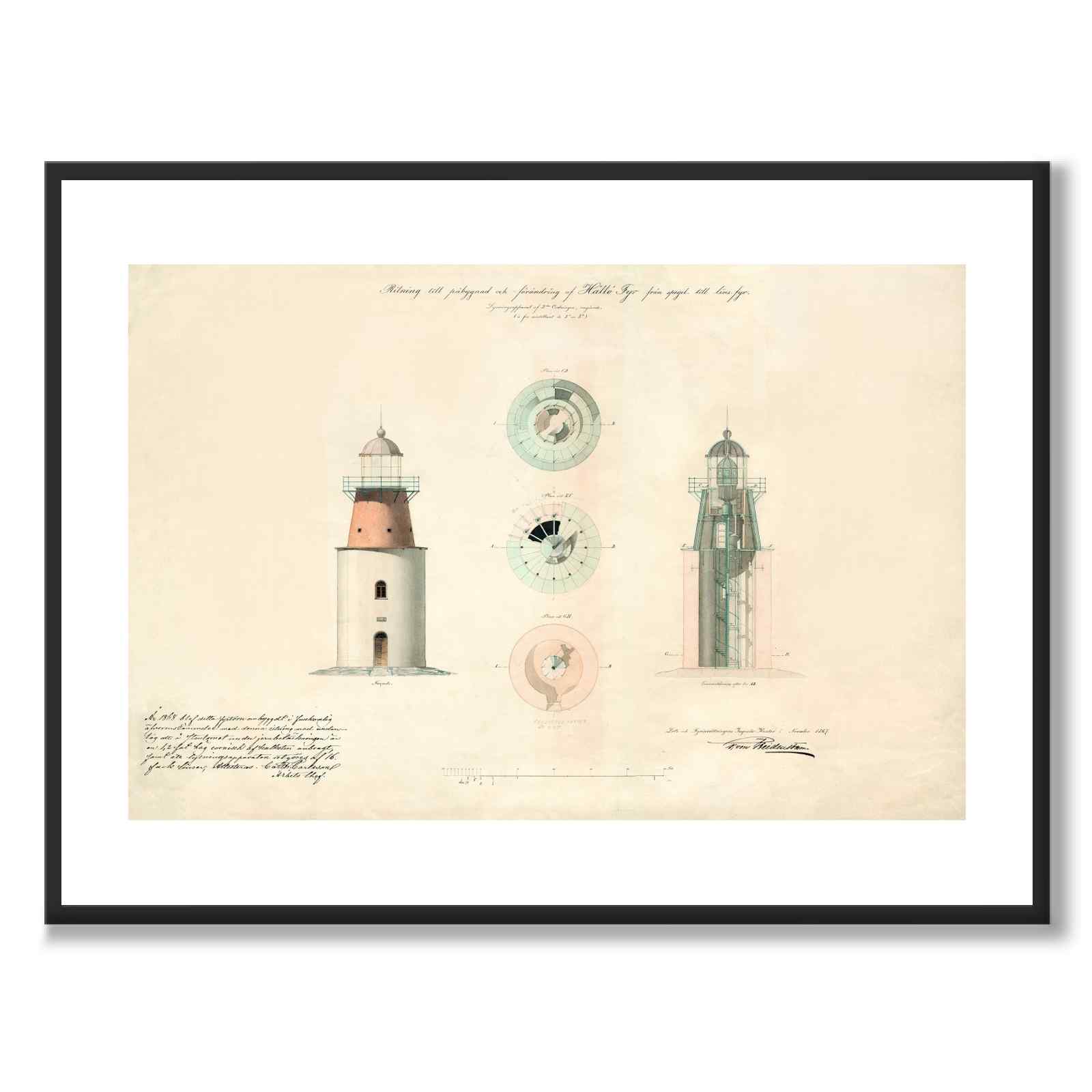 Hållö fyr, Smögen 1867