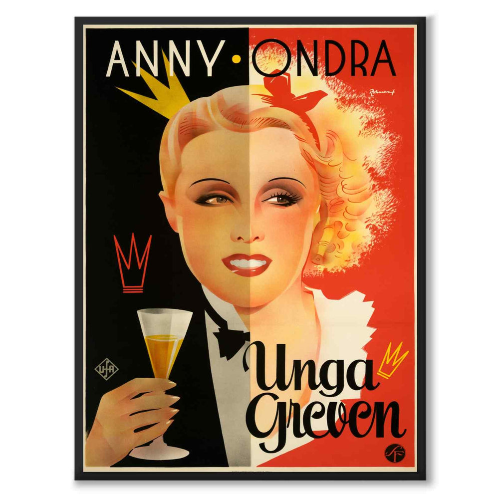 The Young Count as a vintage illustration and poster from Historly – full image without white border