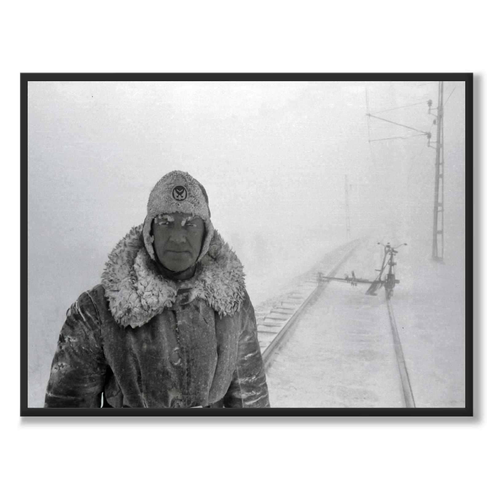 Jernbanevakt, Riksgränsen 1955