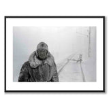 Railway guard, Riksgränsen 1955