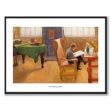 The study corner. Esbjorn.