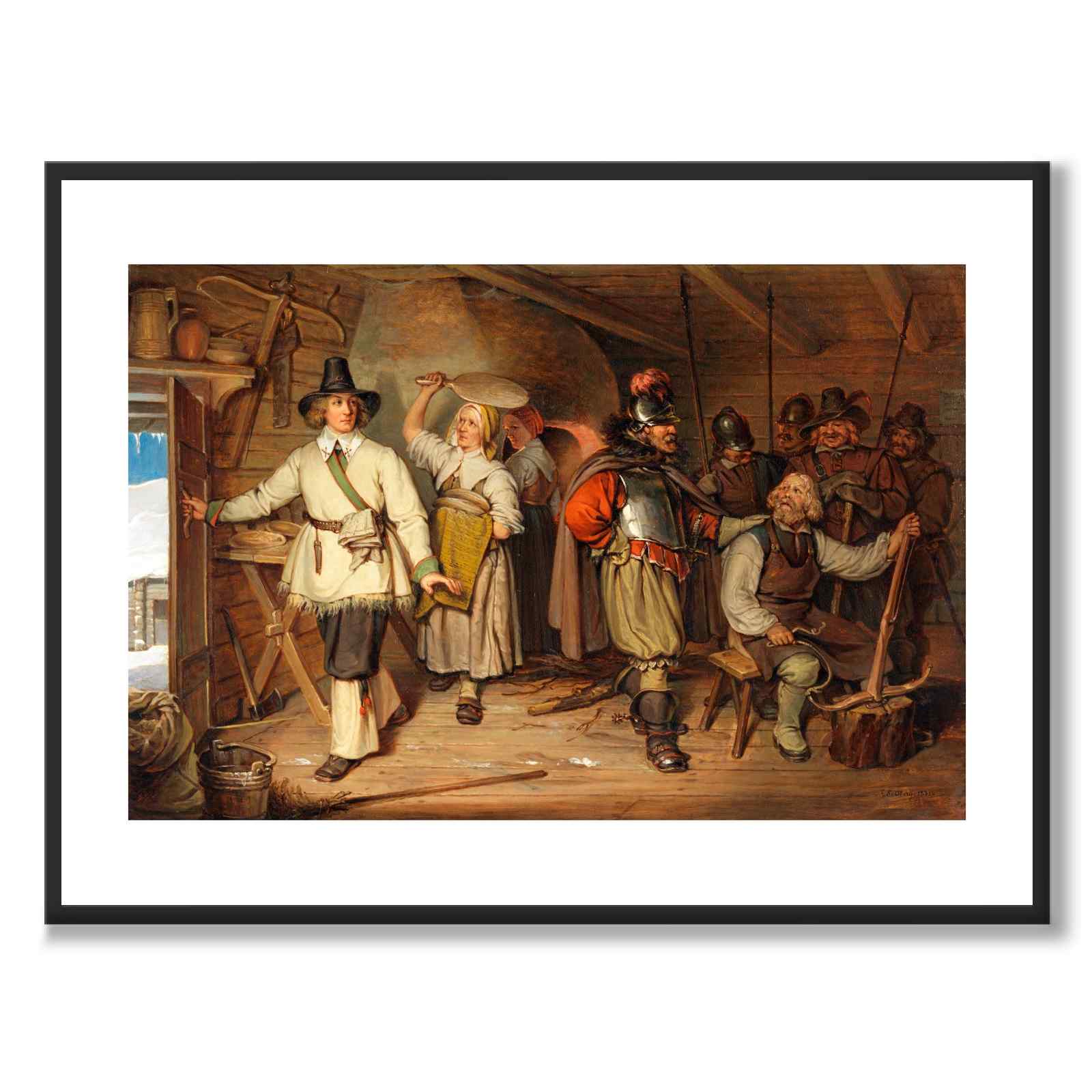 Gustaf Wasa hos Sven Elfsson i Isala by år 1520