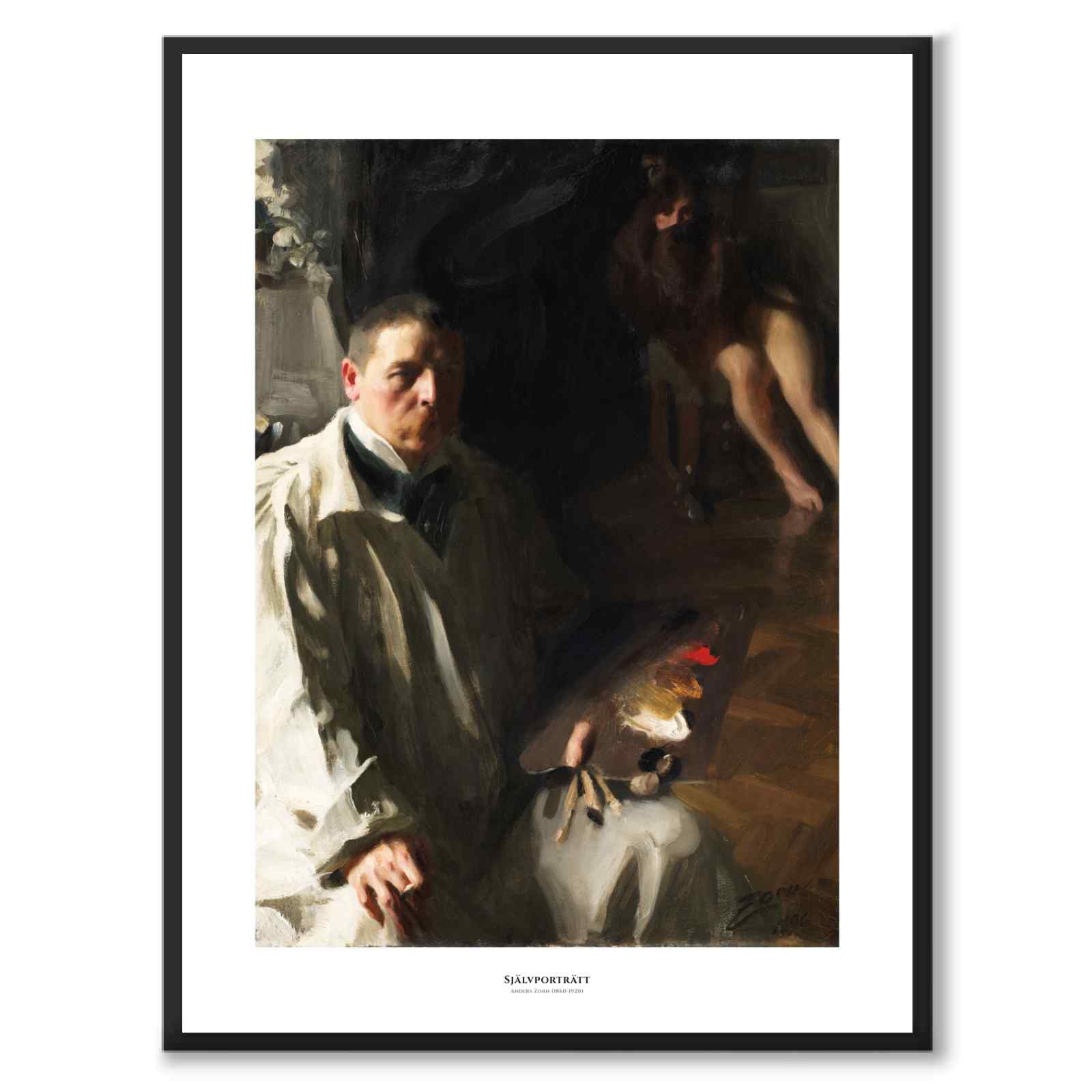 Selvportrett Anders Zorn 