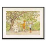 Lasse-little in the garden