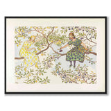 Lasse-little in the garden