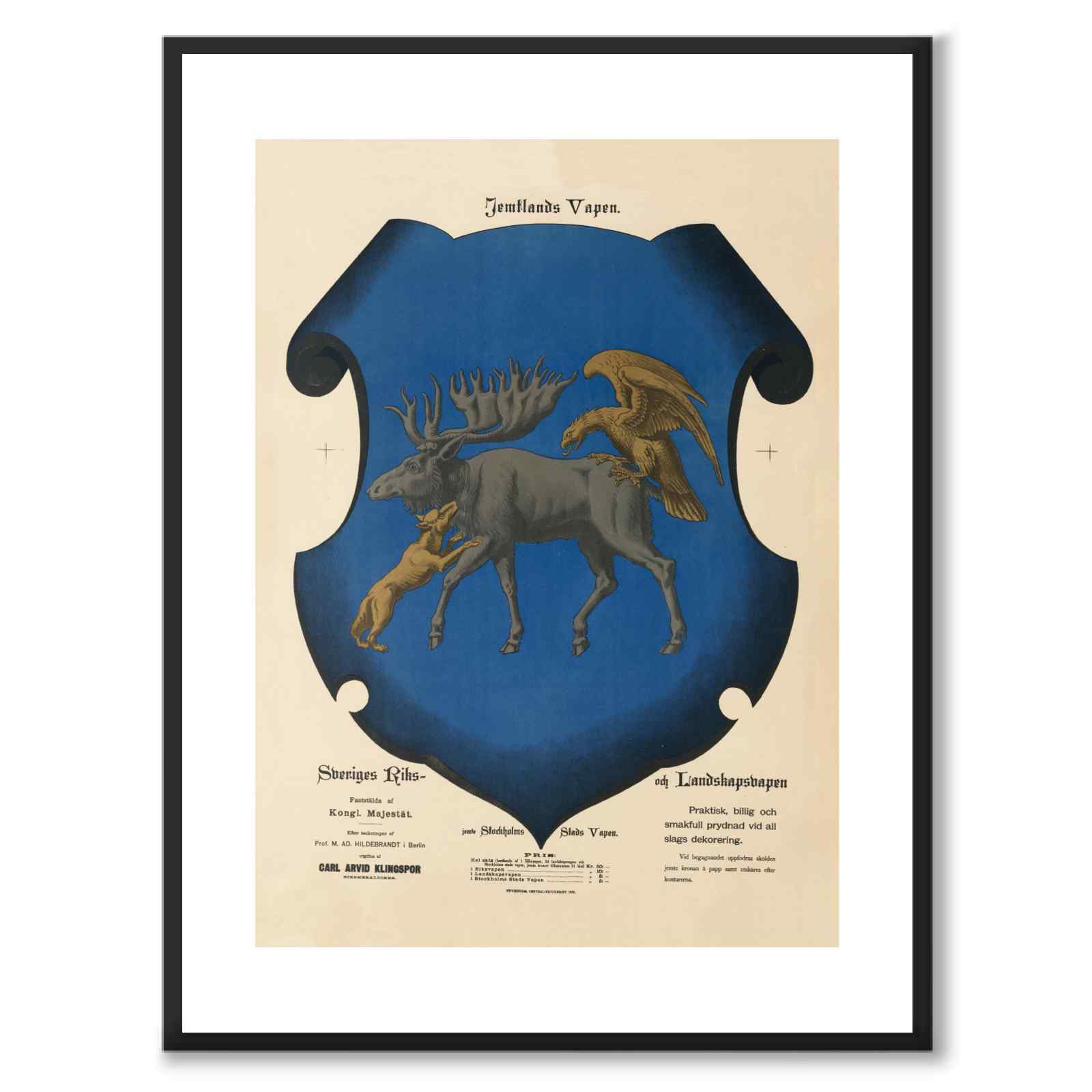 Jämtland's Country Coat of Arms