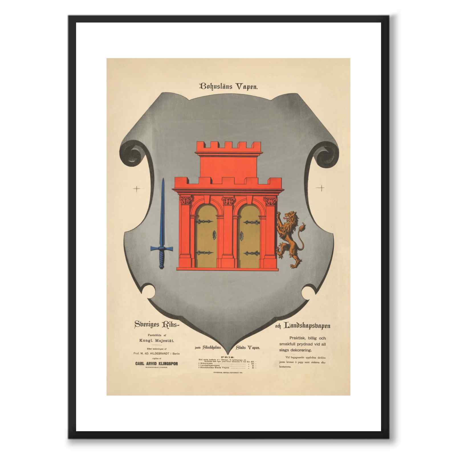 Bohuslän's Country Coat of Arms