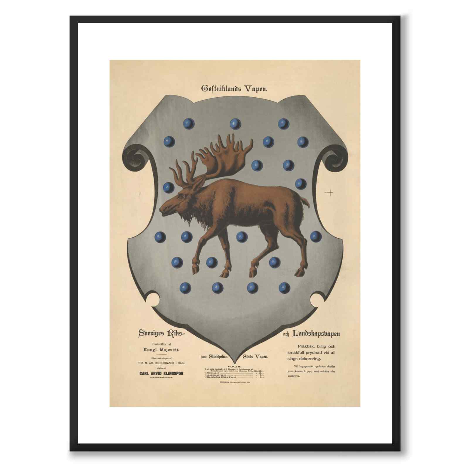 Gästrikland's Country Coat of Arms