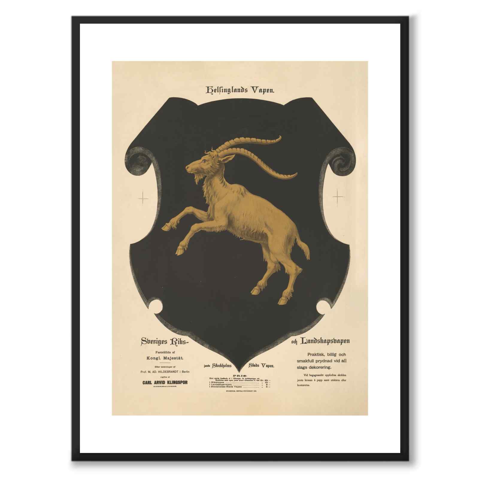 Hälsingland's Country Coat of Arms