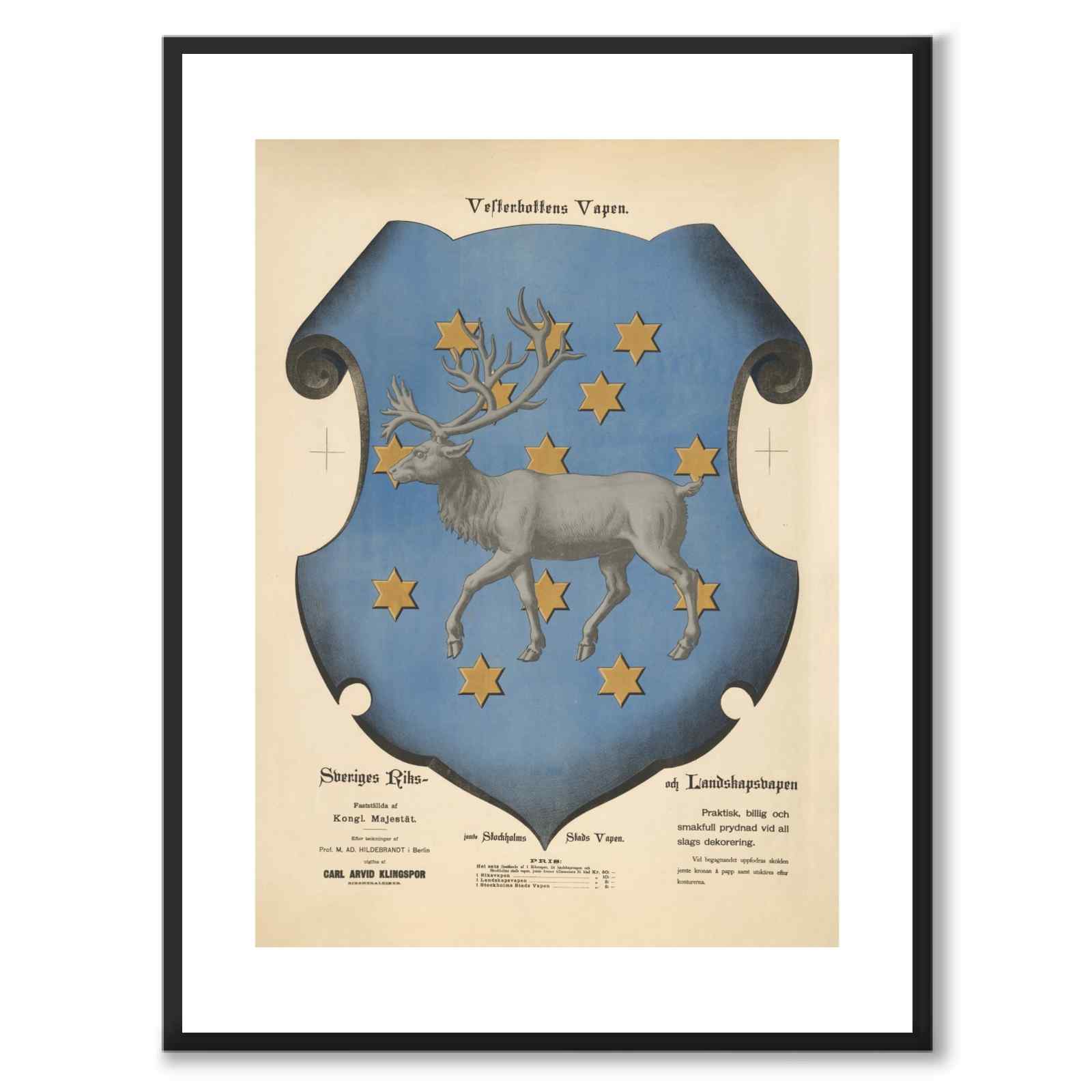 Västerbotten's Country Coat of Arms