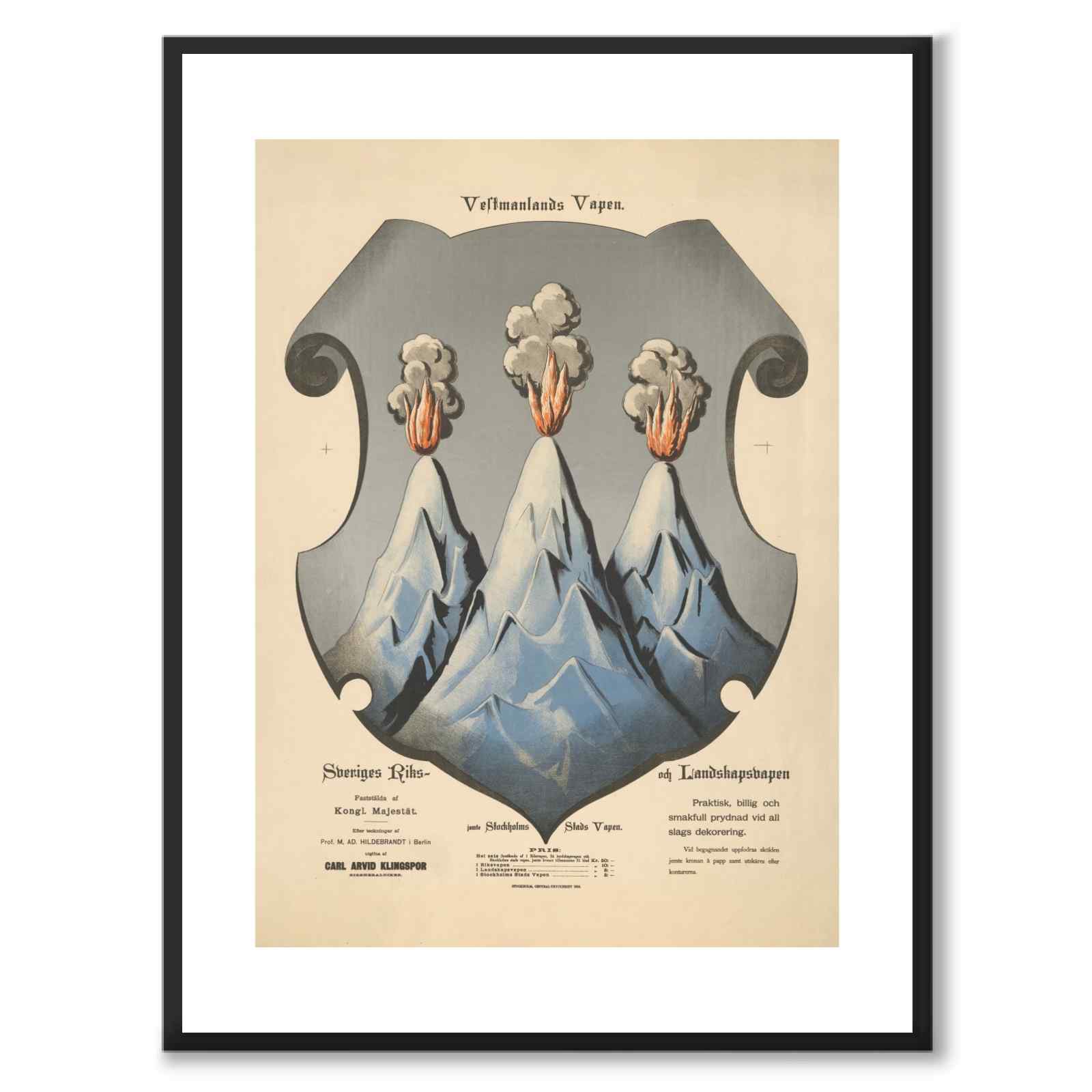 Västmanland's Country Coat of Arms