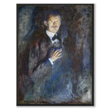 Self-portrait with cigarette