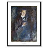 Self-portrait with cigarette