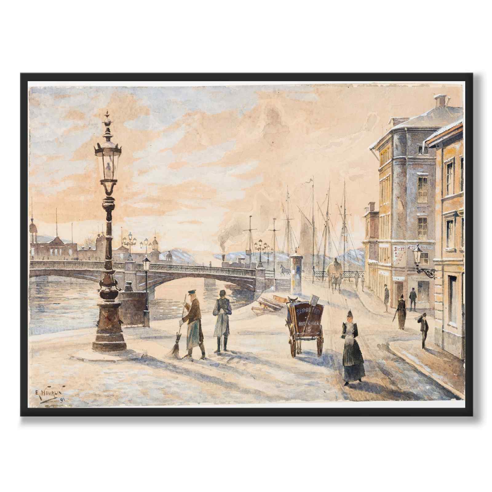 Vasabroen og Strömbadet 1891