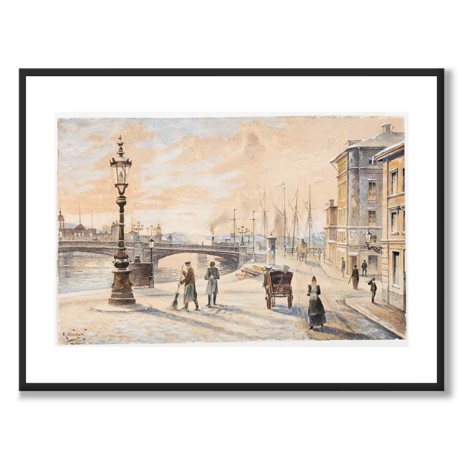 Vasabroen og Strömbadet 1891