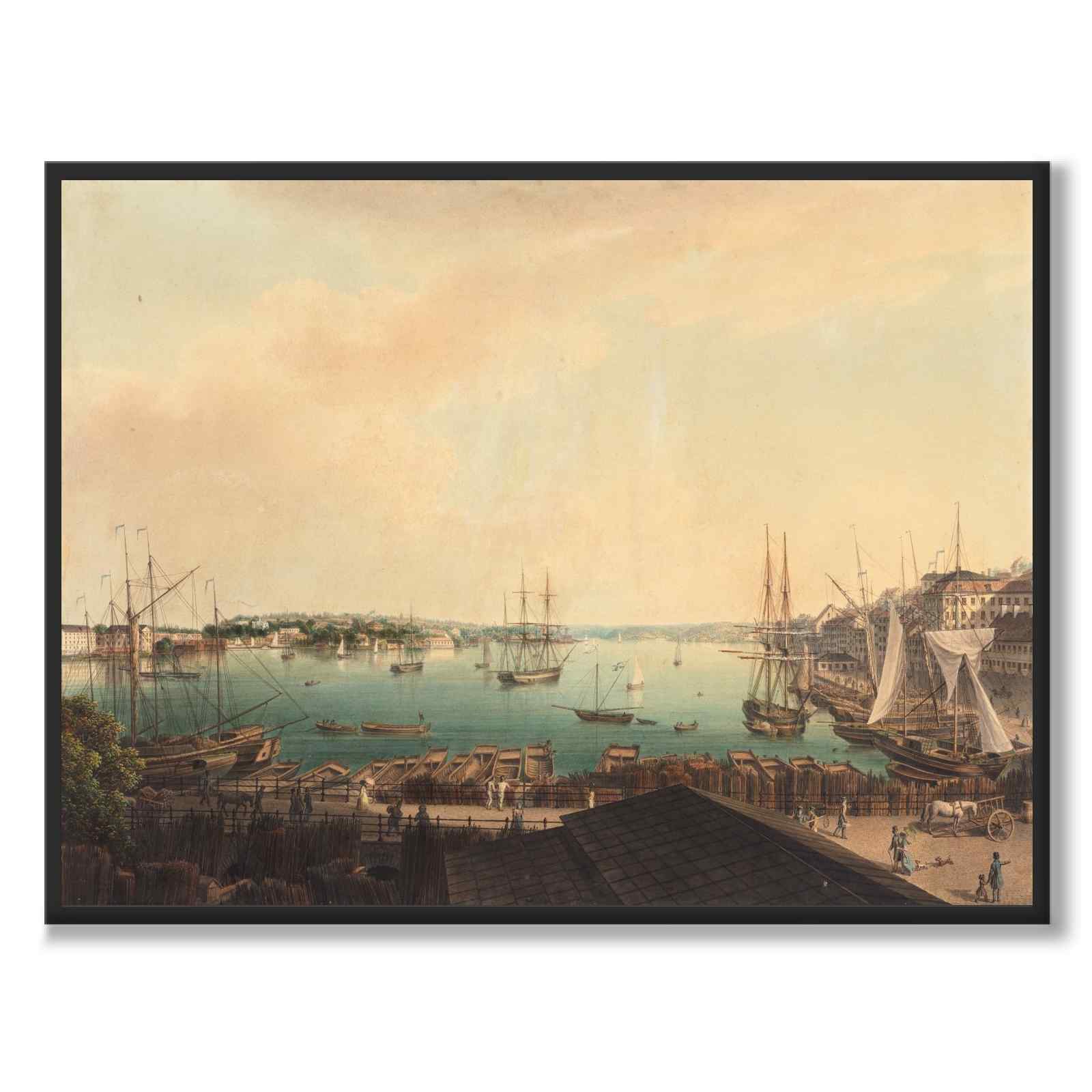 Utsikt fra Slussen 1840
