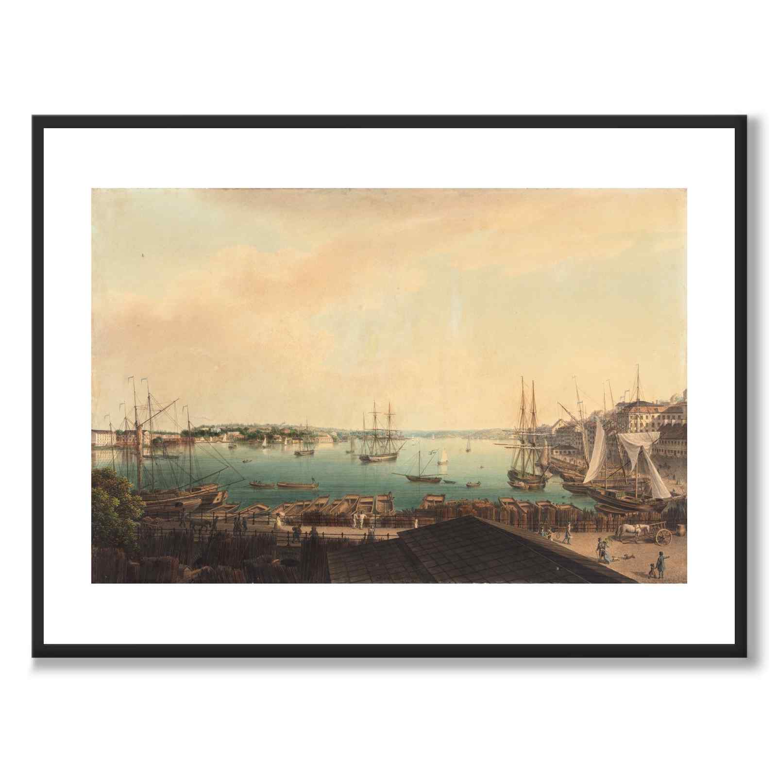 Utsikt fra Slussen 1840