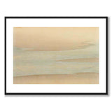 Small Waves av Kamisaka Sekka som japansk poster – med vit kant