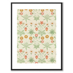 Daisy av William Morris som poster – vit kant