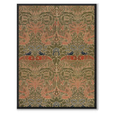 Peacock and Dragon av William Morris som poster – helbild