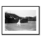 Lenglen by Bain News Service as a poster – white border & title