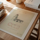 Kullens Lighthouse in 1848