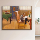 The study corner. Esbjorn.