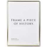 Picture frame - Gold colored metal