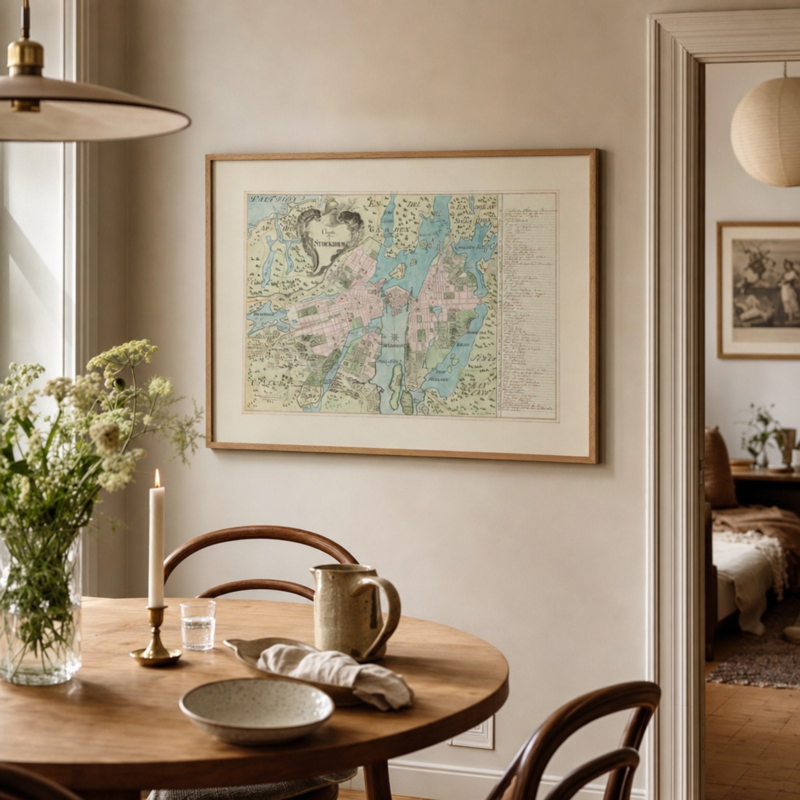 Miljöbild för Charta öfwer Stockholm