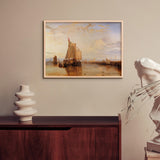 The Dort Packet-Boat from Rotterdam Becalmed