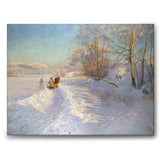 A Winter Morning after a Snowfall in Dalarna