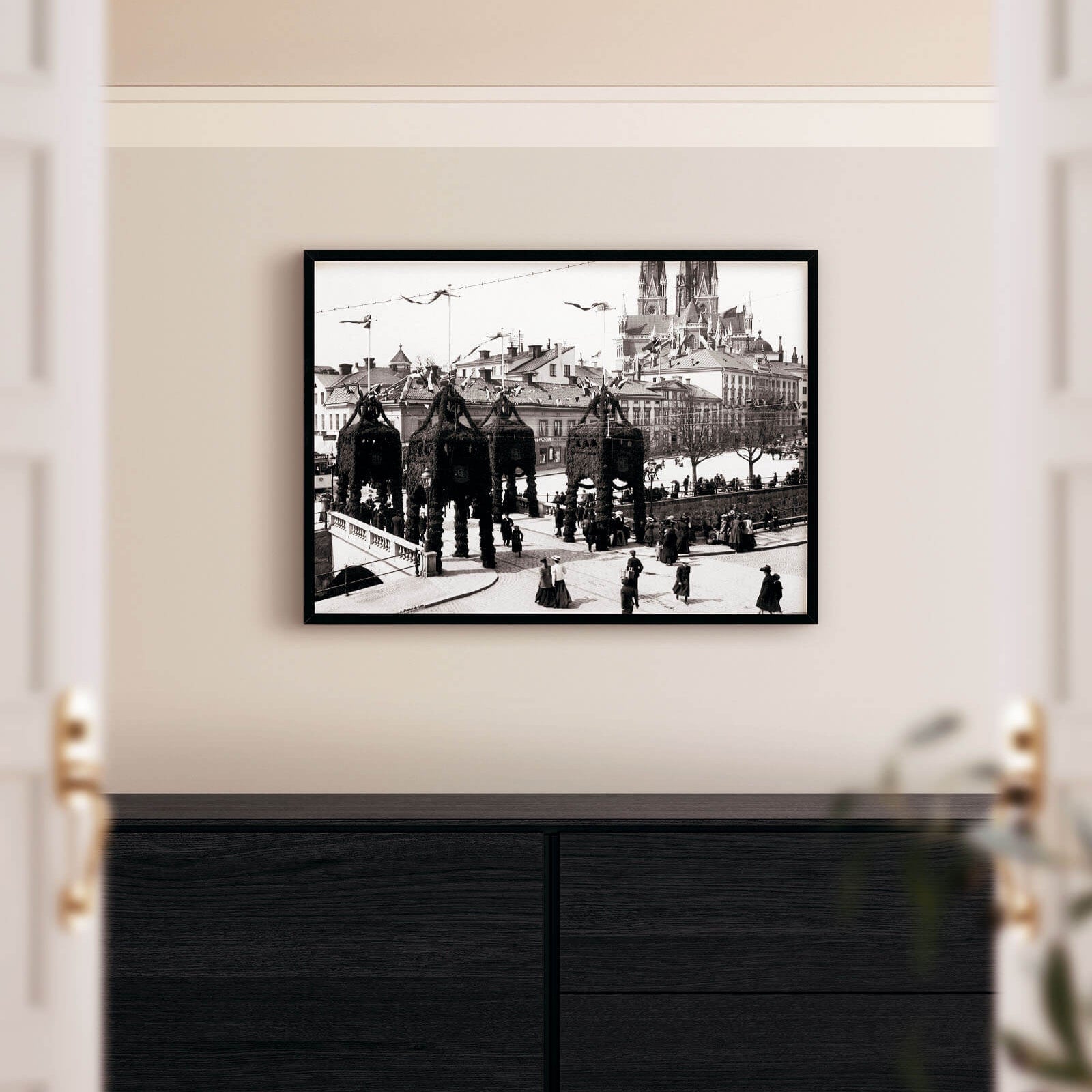 Nybron 1901 as wall art in an inspiring interior setting