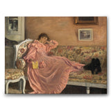 Carola Sitting on the Sofa