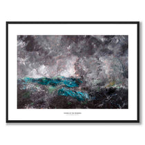 Storm in the Skerries by August Strindberg as an art poster from Historly – with white border and title
