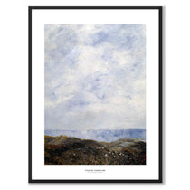 Coastal Landscape by August Strindberg as an art poster from Historly – with white border and title