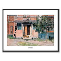 The Veranda by Carl Larsson as an art poster from Historly – with white border and title