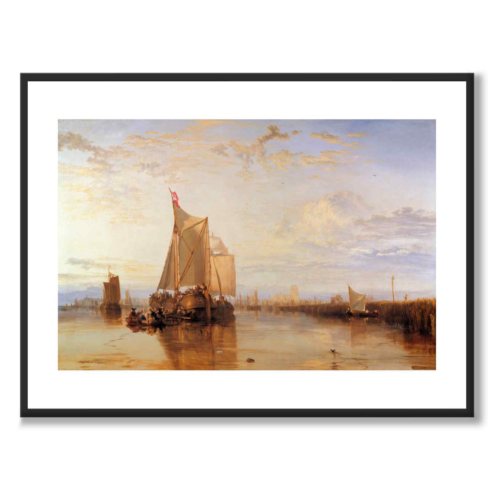 The Dort Packet-Boat from Rotterdam Becalmed