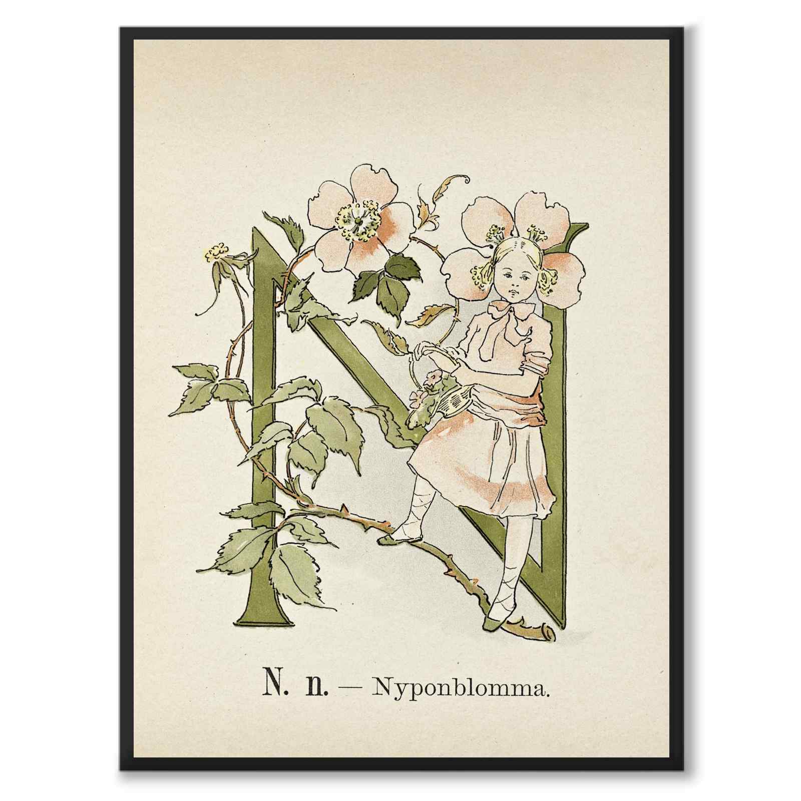 Prinsarnes Blomsteralfabet N-Ö