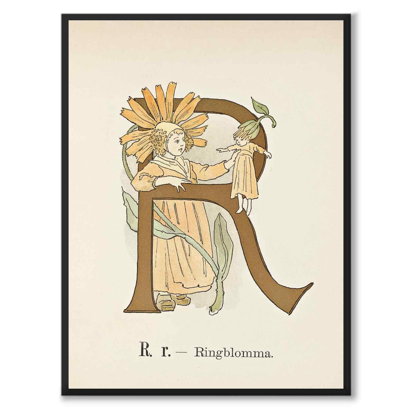 Prinsarnes Blomsteralfabet N-Ö